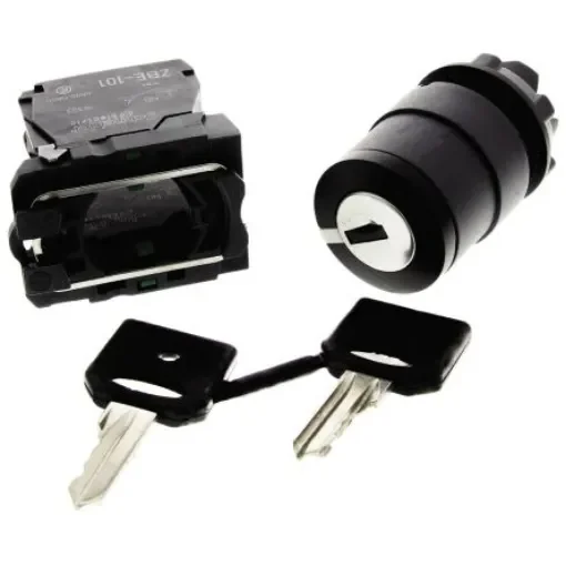 Schneider Electric Selector Switch - (2NO) 22mm Cutout Diameter 3 Positions - XB5AG03 product image