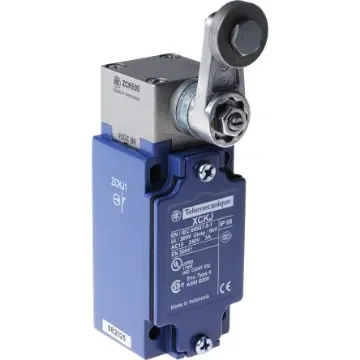 Telemecanique Sensors OsiSense XC Series Lever Limit Switch, NO/NC, IP66, SPDT, Zinc Alloy Housing, 240V ac Max, 10A Max - XCKJ10513 product image