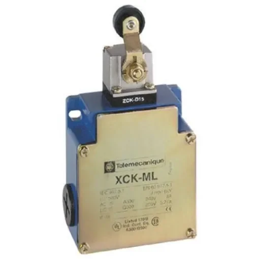 Telemecanique Sensors OsiSense XC Series Plunger Limit Switch, NO/NC, IP66, 4P, Zinc Alloy Housing, 240V ac Max, 10A Max - XCKML102 product image