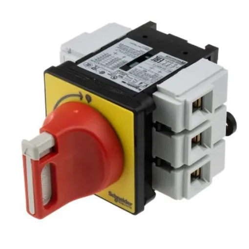 Schneider Electric 3P Pole Panel Mount Isolator Switch - 80A Maximum Current, 37W Power Rating - VCF4 product image