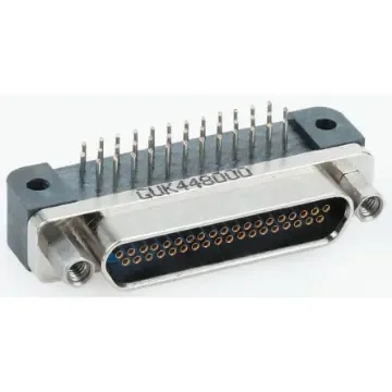 Glenair GMR7580 25 Way Through Hole D-sub Connector Socket, 1.91mm Pitch - GMR7580-25S-1BPN product image