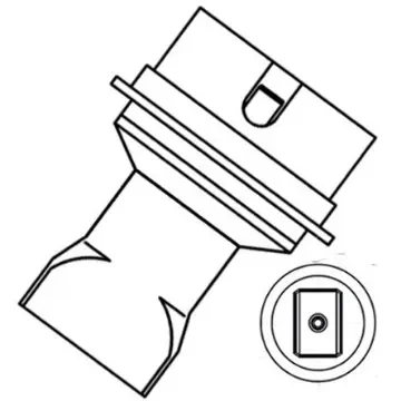 Weller ND Hot Air Nozzle for use with HAP 3000; HAP 200 & HAP 3 Hot Air Iron - T0058736841N product image