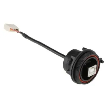 Bulgin USB 2.0, Female 5 Pin Socket to Female USB B, 150mm - PX0843/B product image