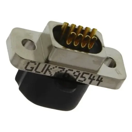 Glenair MWDM 9 Way Panel Mount D-sub Connector Socket - MWDM2L-9SS product image