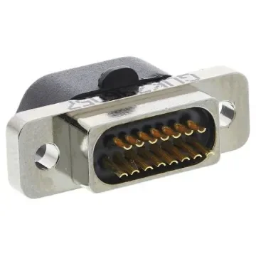 Glenair MWDM 15 Way Panel Mount D-sub Connector Socket - MWDM2L-15SS product image