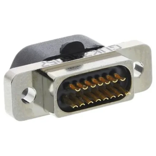 Glenair MWDM 15 Way Panel Mount D-sub Connector Socket - MWDM2L-15SS product image