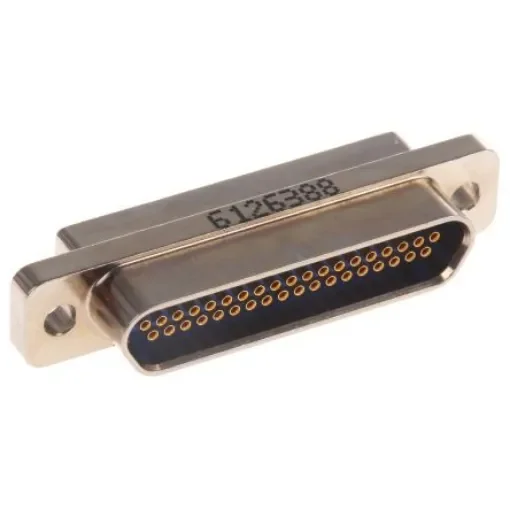 Glenair MWDM 37 Way Panel Mount D-sub Connector Socket - MWDM2L-37SS product image