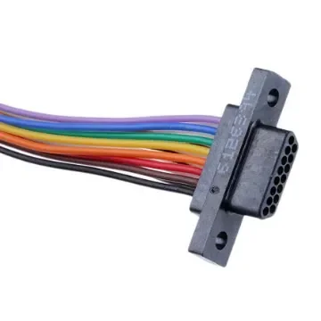 Glenair MWDL 15 Way D-sub Connector Plug - MWDL15P-6E5-18B product image