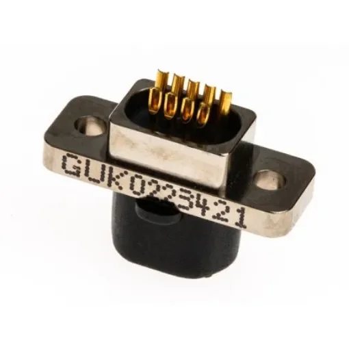 Glenair MWDM 9 Way Panel Mount D-sub Connector Plug - MWDM2L-9PS product image