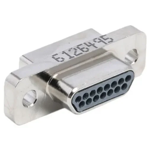 Glenair MWDM 15 Way Panel Mount D-sub Connector Plug - MWDM2L-15PS product image