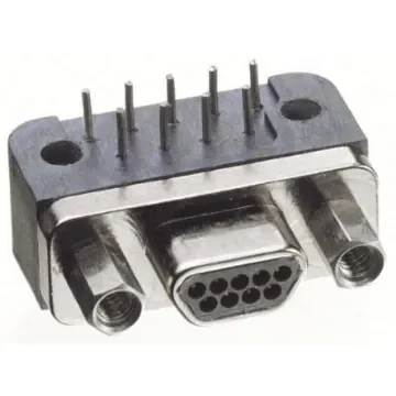 Glenair MWDM 15 Way Right Angle Through Hole D-sub Connector Plug, 2.54mm Pitch - MWDM2L-15PCBRP-.110 product image