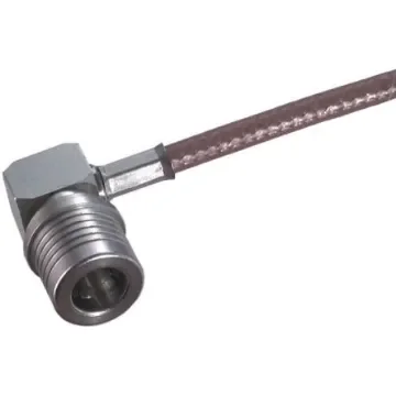 Huber+Suhner, Plug Cable Mount QMA Connector, 50O, Crimp Termination, Right Angle Body - 16_QMA-50-2-2/133_NE product image