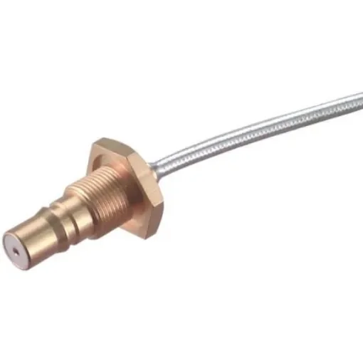 Huber+Suhner, Jack Panel Mount QMA Connector, 50O, Solder Termination, Straight Body - 24_QMA-50-2-3/133_NE product image