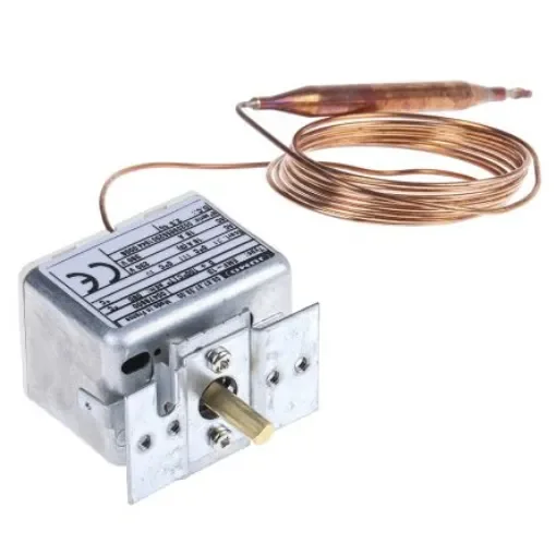 Jumo Capillary Thermostat, +100°C Max, SPST, Automatic Reset, Panel Mount - 602021/0001 product image