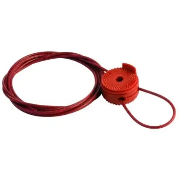 Brady Red Steel Lockout Cable - 8' SHEATHED CABLE ATTACHMENT FOR UVLO product image
