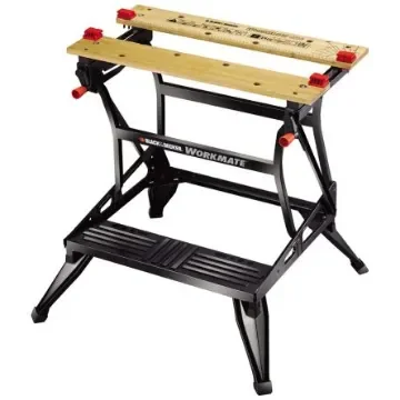 Black & Decker Portable Steel Workbench, 250kg Max Load, Adjustable Height, 775mm x 740mm - WM626-XJ product image