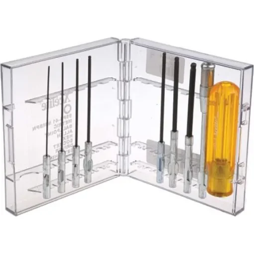 Weller Xcelite Ball End Hexagon Interchangeable Screwdriver Set, 9-Piece - 99PS41MMBPN product image