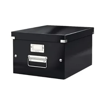 Leitz Black 1 Compartment A4 Archive Box, H220mm x W281mm x D370mm - 60440095 product image
