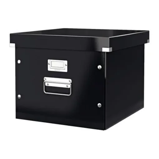 Leitz Black 1 Compartment A4 Archive Box, H282mm x W357mm x D367mm - 60460095 product image