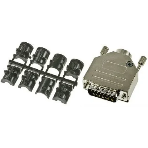 Amphenol Communications Solutions D-ST 15 Way Cable Mount D-sub Connector Plug - L717D A15P ST3 product image
