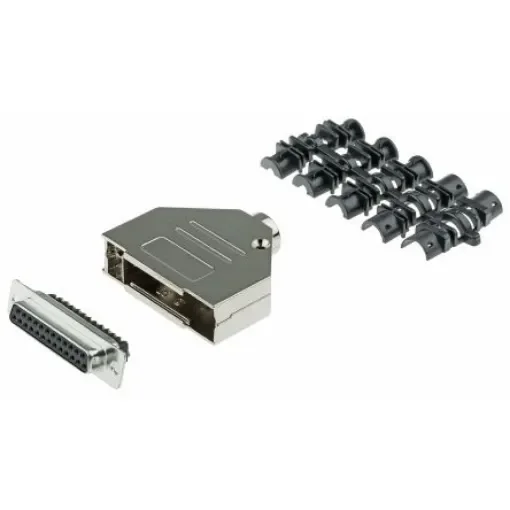 Amphenol Communications Solutions D-ST 25 Way Cable Mount D-sub Connector Socket - L77D B25S ST3 product image