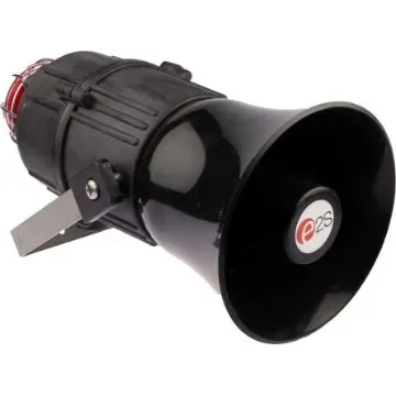 e2s E2xC1X05F Series Red Sounder Beacon, 24 V dc, IP66, Wall Mount, 116dB at 1 Metre - E2XC1X05FDC024B1R1B/R product image