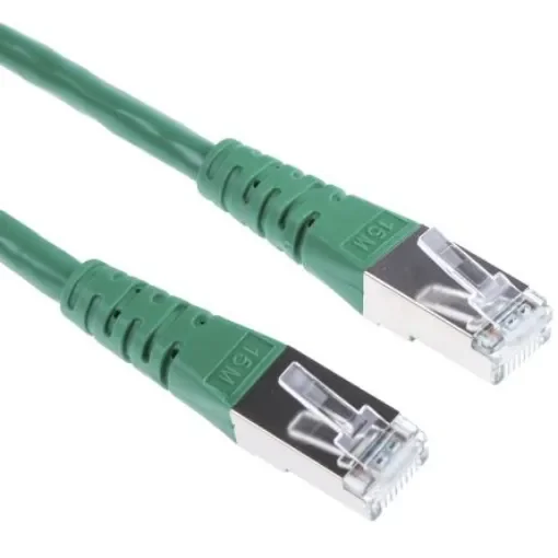 Roline, 15m Cat6, Green RJ45 to Male RJ45 Male, S/FTP Shielded, Terminated PVC Sheath - 21.15.1393-30 product image