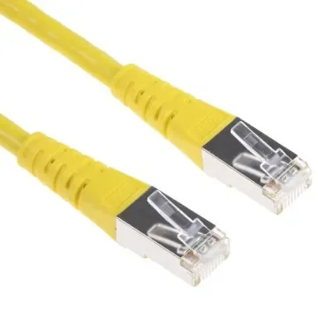 Roline, 20m Cat6, Yellow RJ45 to Male RJ45 Male, S/FTP Shielded, Terminated PVC Sheath - 21.15.1402-20 product image