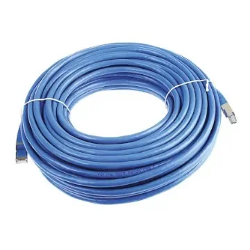 Roline, 20m Cat6, Blue RJ45 to Male RJ45 Male, S/FTP Shielded, Terminated PVC Sheath - 21.15.1404-20 product image