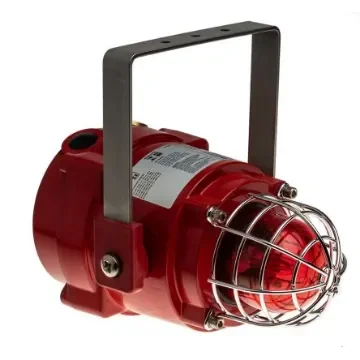 e2s BExBG05 Series Red Strobe Beacon, 115 V ac, Surface Mount, Xenon Bulb, IP67 - BEXBG05DPAC115AB1A1R/R product image