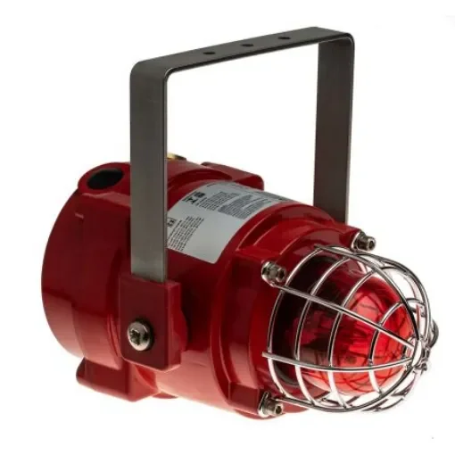 e2s BExBG05 Series Red Strobe Beacon, 115 V ac, Surface Mount, Xenon Bulb, IP67 - BEXBG05DPAC115AB1A1R/R product image