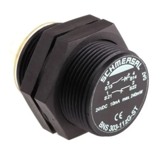 Schmersal BNS303 Series Magnetic Safety Switch, 24V dc, Plastic Housing, NO/NC, M12 - BNS 303-11ZG-ST product image