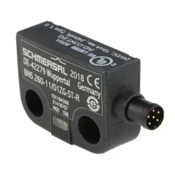 Schmersal BNS260 Series Magnetic Non-Contact Safety Switch, 24V dc, Plastic Housing, NO/NC, M8 - BNS 260-11/01ZG-ST-R product image
