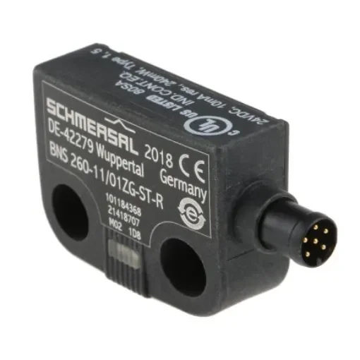 Schmersal BNS260 Series Magnetic Non-Contact Safety Switch, 24V dc, Plastic Housing, NO/NC, M8 - BNS 260-11/01ZG-ST-R product image