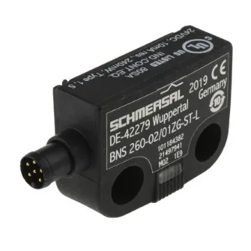 Schmersal BNS260 Series Magnetic Safety Switch, 24V dc, Plastic Housing, M8 - BNS 260-02/01ZG-ST-L product image