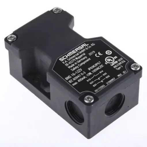 Schmersal BNS16 Series Magnetic Safety Switch, 100V ac/dc, Plastic Housing, 2NO/NC, M20 - BNS16 12ZV product image