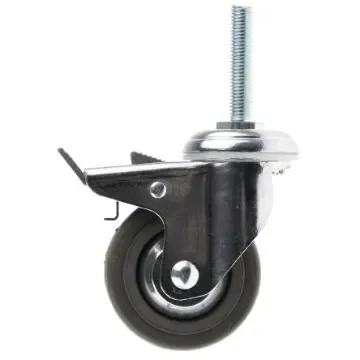 Guitel Hervieu Braked Swivel Castor Wheel, 70kg Capacity, 80mm Wheel - 155301420 product image