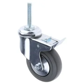 Guitel Hervieu Braked Swivel Castor Wheel, 80kg Capacity, 100mm Wheel - 155311420 product image