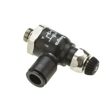 Legris 7060 Series Threaded Exhaust Regulator, G 1/8 Male Inlet Port x 8mm Tube Outlet Port - 7060 08 10 product image