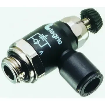 Legris 7060 Series Threaded Exhaust Regulator, G 1/2 Male Inlet Port x 12mm Tube Outlet Port - 7060 12 21 product image