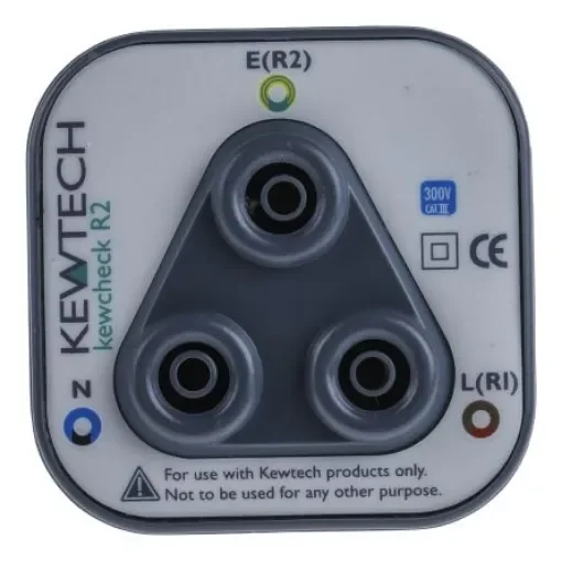 Kewtech Corporation R2 CHECK/RS R2 Socket Adapter, For Use With Continuity Tester, Insulation Tester, Multi-Function product image