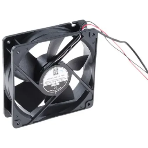 RS PRO Axial Fan, 24 V dc, DC Operation, 203.9m³/h, 6W, 280mA Max, 120 x 120 x 32mm - 6196539 product image