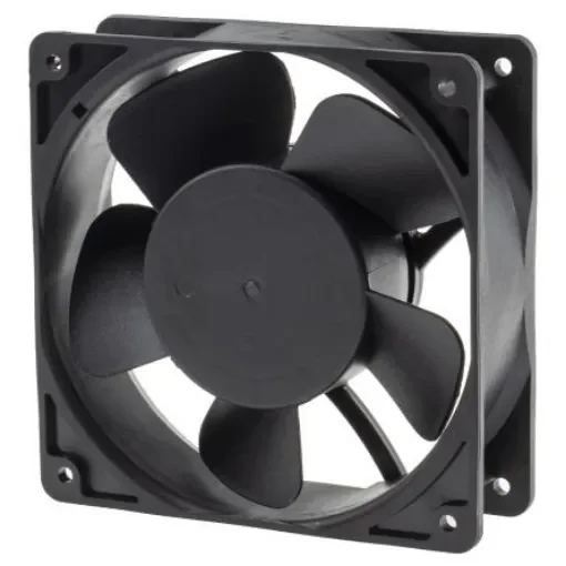 RS PRO Axial Fan, 24 V dc, DC Operation, 178.4m³/h, 7W, 320mA Max, 120 x 120 x 38mm - 6196567 product image