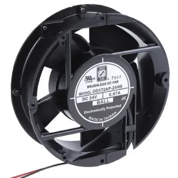 RS PRO Axial Fan, 24 V dc, DC Operation, 399.3m³/h, 23W, 970mA Max, 172 x 51mm - 6196680 product image