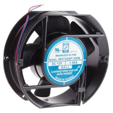 RS PRO Axial Fan, 12 V dc, DC Operation, 390.8m³/h, 23W, 1.9A Max, 172 x 150mm - 6196696 product image