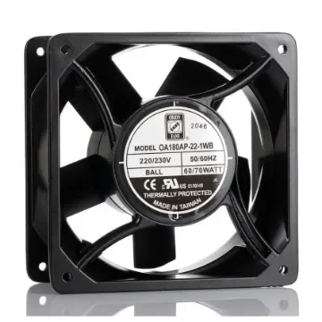 RS PRO Axial Fan, 230 V ac, AC Operation, 713.6m³/h, 62W, 280mA Max, 176 x 176 x 89mm - 6196933 product image