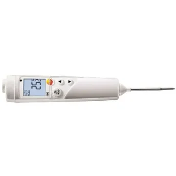 Testo 106 Kit Wired Digital Thermometer for Food Industry, Multipurpose Use, 1 Input(s), +275°C Max, ±0.5 °C Accuracy - 0563 1063 product image