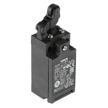Omron D4N Series Roller Plunger Interlock Switch, NO/NC, IP67, SPDT, Plastic Housing - D4N-1162 product image