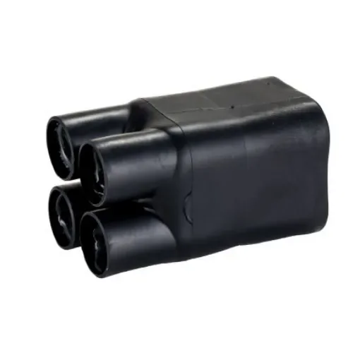 HellermannTyton Branching Black, Polyolefin Cross Linked (POX) Adhesive Lined, 35mm - 404-08022 408-2-B8W2-PO-X-BK product image