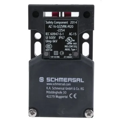 Schmersal AZ16 Safety Interlock Switch, 2NC, Keyed, Glass Fibre Reinforced Thermoplastic - AZ16-02ZVRK-M20-2254 product image